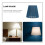 Abat-jour pour petit lustre de lampe de table 4