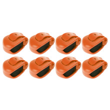 Adjustable Clamps Holder Fishing Rod Holder-Orange 8 pieces