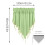 Solid Color Curtain Set for Bedroom Kitchen 3 pcs 3