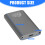 Aluminum Alloy mSATA SSDs Enclosure USB Type C Portable 3