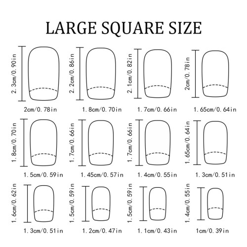 1Set Comfortable Short Press On Nail With Patrick Themed 2