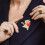 Mooie kattenbroche versierd met hartlegering mode-sieraden-Goud 3
