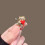 Mooie kattenbroche versierd met hartlegering mode-sieraden-Goud 5
