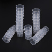 60 Stück 30 ml PP-Messbecher mit Skala