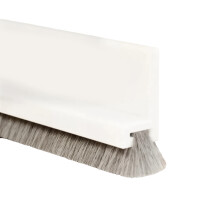 Flexible TPE Door Bottom Seal High Efficiency-52mm White