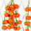 Oranje PU kunstfruit decoratieset 5