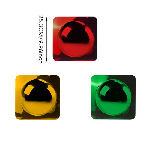 3 Stück sensorisches Wandglas, Acryl-Blasenglas für 2
