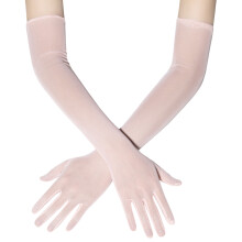 Delicate Sleeves Long Gloves Thin Elastic Sheer-Korean fans.