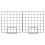 Wall Grid Organizer Black Wire Panel 2 pcs 5