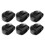 Fishing Poles Bundler with Hook Storage Keeper-Black 6 pack 1