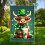St. Patricks dag hageflagg 30x43 cm dobbeltsidig 4