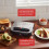 Panini Maker Stainless Steel 2-Slice 750W Non-stick 4