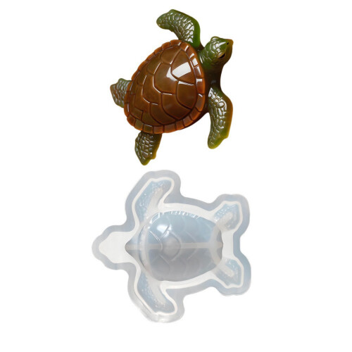 Flexible Silikon-DIY-Form für-Schildkröte