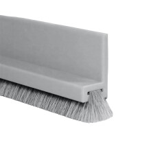Flexible TPE Door Bottom Seal High Efficiency Sealing-30mm Gray