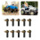 10pcs Tie End Ball Joints Positioning Ball Head-White 2mm 3