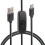Cordon de chargement USB vers type C pour petits-Noir 1m 1
