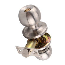 Round Door Knobset Handle Round Shaped Doorknob with Keys for
