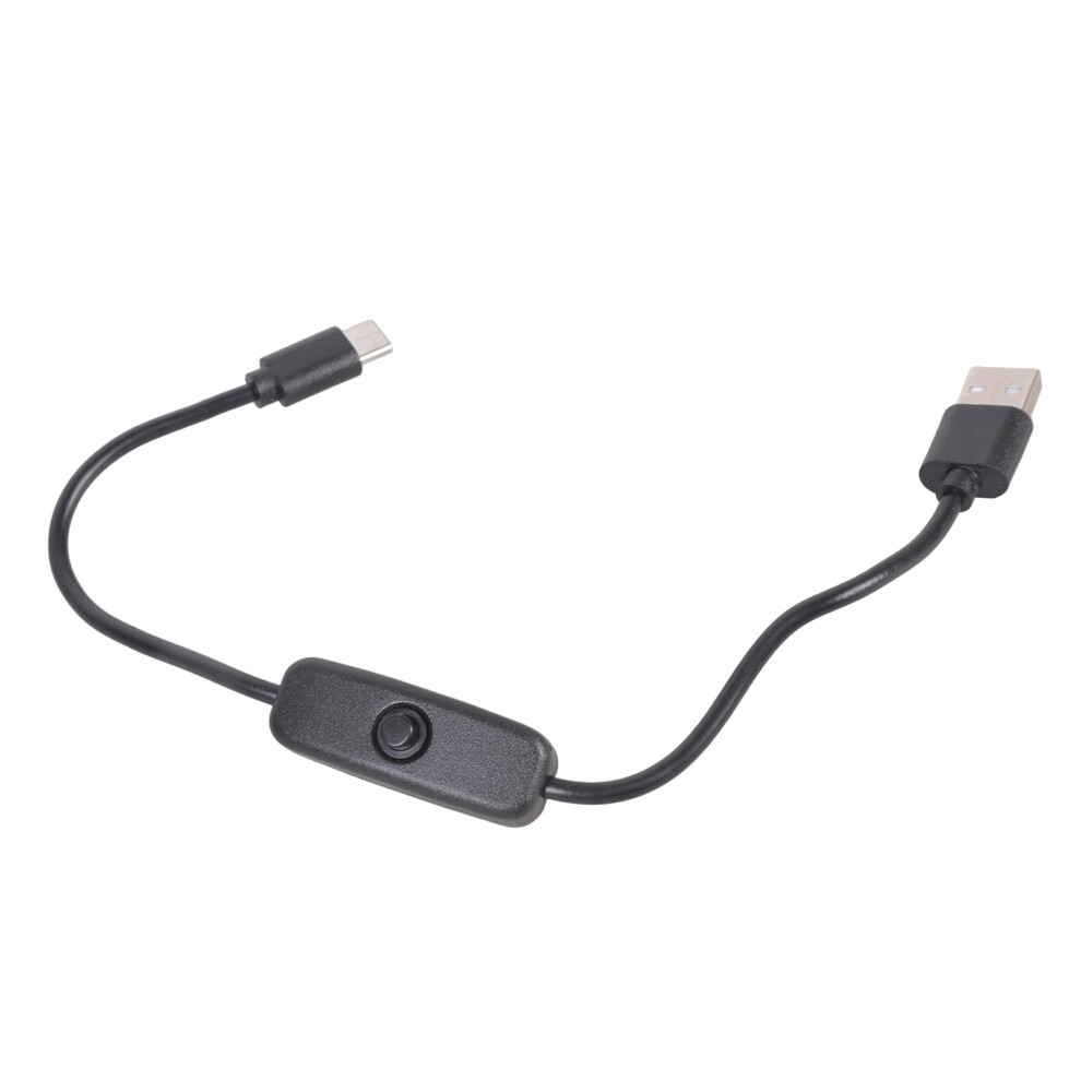 Plastic Usb To Type C Charging Accessory Power Cable- 30Cm Black 7627001446991