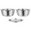 3-in-1 Edelstahl-Reibe & Sieb-Set 5