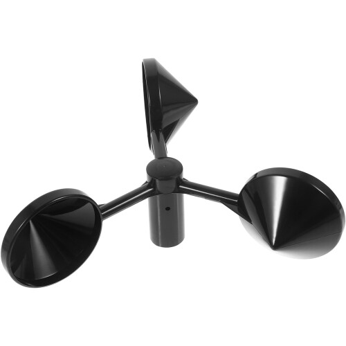 Svart ABS-anemometerkopp vindhastighetssensor 1