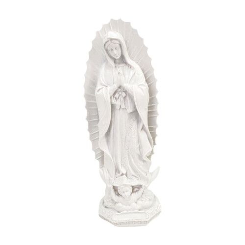 Vor Frue af Fátima harpiksfigur 30,2 cm 2
