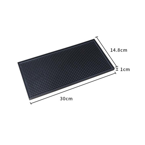 Rubber bar service mat square dish runner 1 piece 1