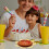 40-pack blommiga papperstallrikar 17 cm 4