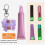Lip Balm Replacement Covers Keychain Fashionable-Purple 5