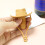 Silikoneprop til kakifarvet cowboyhat, 1 stk. 5