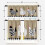 Rooster Kitchen Curtains Set Black White Chicken Design 36 5