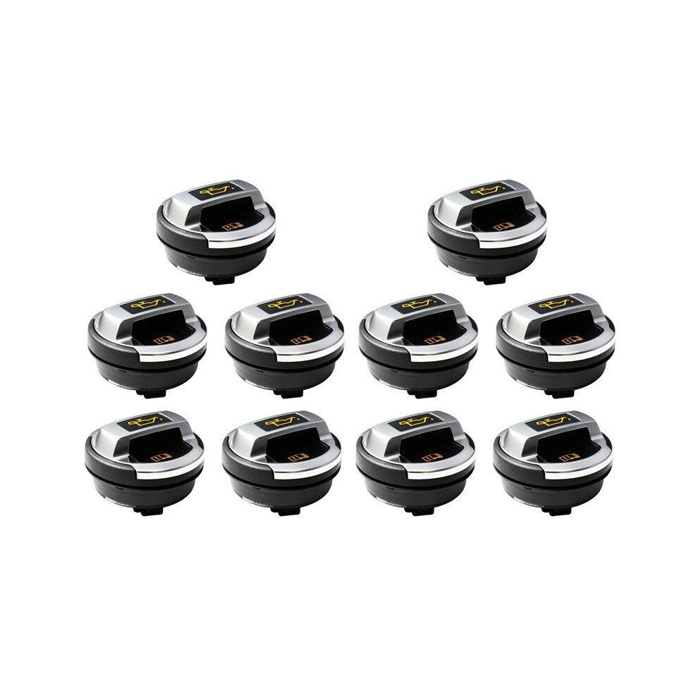 10X Car Oil Filler Cap Cover For -R8 A3 A4 A6 A8 420103485B 6031011470685