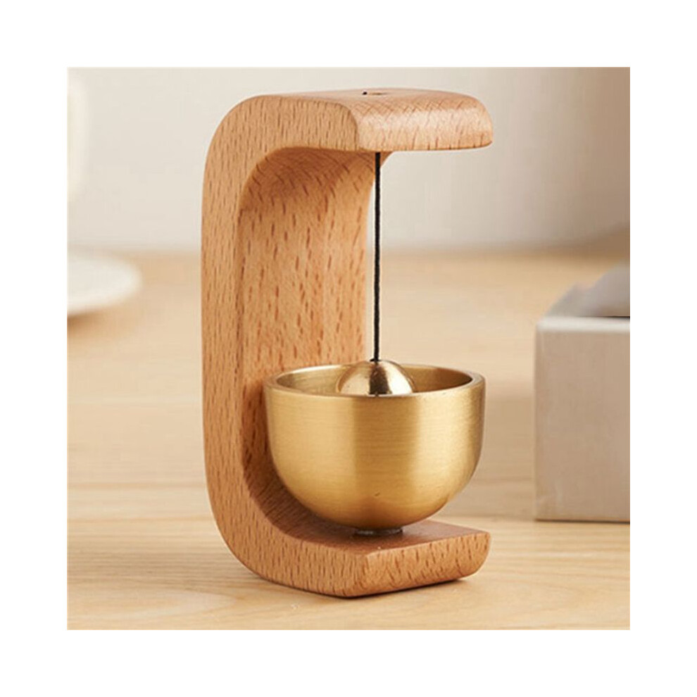 Wooden Doorbell Bell Wind Chimes Wireless Doorbell For Home Entrance Door Bell Aesthetic Room Wall Decor-A, 3Pcs 6031891320100