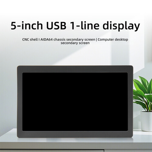 5inch Computer CPU GPU PC Secondary Screen LCD Moniter Type C 1