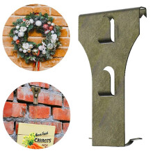 Brick Hook Clips-Bricks Hook Clip for Hanging Outdoors Wall Pictures, Brick Hangers Fastener Hook Brick Clamps 8PCS