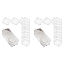2X Large Capacity Acrylic Bracelet Organization Box Practical Bangle Jewelry Display Case for Jewelry Enthusiasts Small
