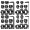 Drill Stop Bit Collar Set, 36PCS Adjustable Drill Depth Stop Collar Limit Ring with Carbon Steel Set for Drill Bits 1