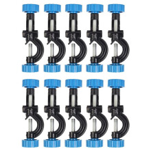 10Pcs Lab Stand Clamp Holder, Aluminum Alloy Body Laboratory Stand Clamp Holder Right Angle Bosshead Clamps