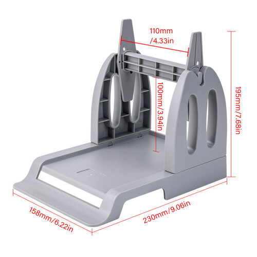 Label Holder External Roll for Desktop Barcode Label-BK Large 2