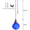 Ceiling Fan Pull Chain Extension 21 inch 2 pcs 2