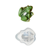 Silikon-Gussform, Cartoon-Tier-Ornament,-Frosch