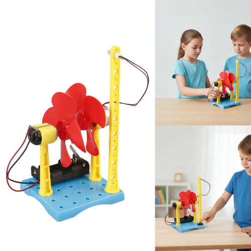 Wetenschapsexperiment Windenergiemodel-montageset Kinderveilige 1