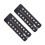 Shoelace Zippered Inserts Decoration Waterproof PU-Black 1