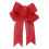 Christmas Tree Topper Bow, Flocked Linen, 24x19cm 1