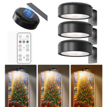 Lot de 3 lampes de tableau magnétiques à LED avec télécommande