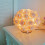 Rose Design Table Lamp Beige Romantic Bedroom 2