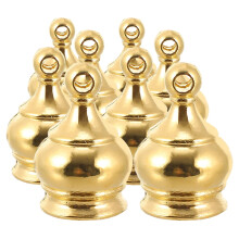 8x Korona-Style Lamp Finials M10x1 Złoty stop cynku