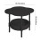 Modern Nightstand, Space Saving Bedside Table, Compact Side Table for Small Apartment Living Room Sofa 3