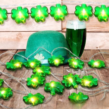 Guirlande lumineuse LED verte – 10 LED, fonctionne sur piles