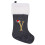 Personalisierter Weihnachtsstrumpf mit Initialen Y18 Zoll 1