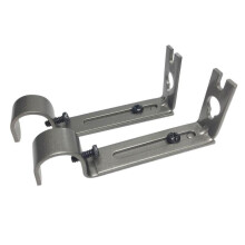 Állítható fém függönyrúd tartó, 10–13,5 cm, szürke
